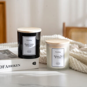 wholesale private label luxury home aromatic smokeless soy wax scented candles for christmas decoration