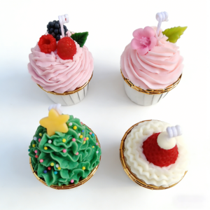 creative cake cookie scented candles novelty birthday gifts aromatherapy candle for indoor home decoration