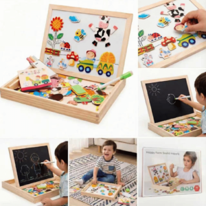 multipurpose wood classification box for preschool & baby smart early education learning toy with number matching cards