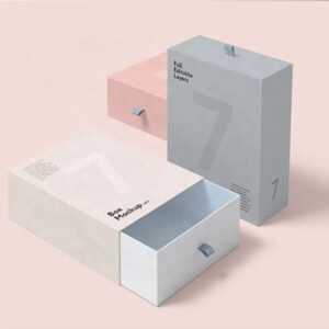 environmentally friendly design drawer slip packaging gift box, can be customized shape carton