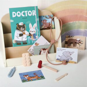 eco friendly montessori wooden crab cart with bead mazes: bpa free multi functional preschool learning toy.