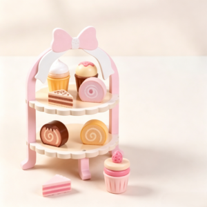 royal pink dessert stand