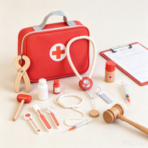 royal red doctor kit – fabric bag