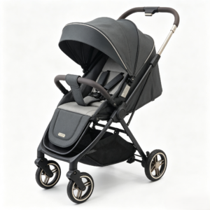aluminum frame baby stroller，reversible seat