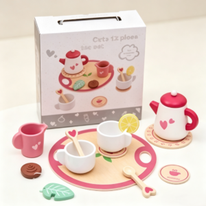 cute 12 piece pretend play tea set