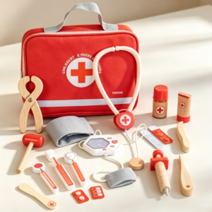 royal red doctor kit – fabric bag