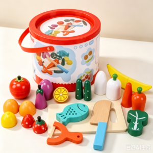 paper tube cutting toy with velcro